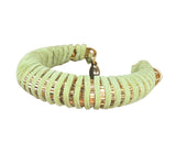 Clou Leather Bangle Royal | Pastel Green