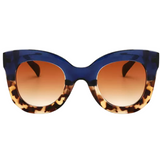 Très Jolie Sunglasses | Blue Leopard PRE-ORDER