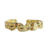 Crinkle Gold Bracelet