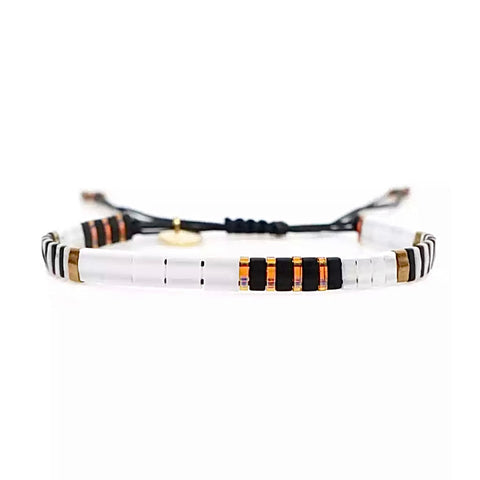 Natural Piedritas Bracelet | Black & White