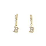 Initial Earrings